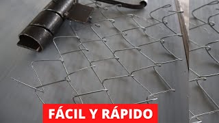 Como hacer malla (Máquina para fabricar malla).