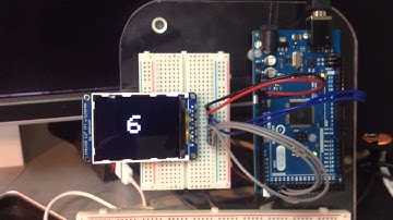 Adafruit 2.2" TFT and Arduino - test 1