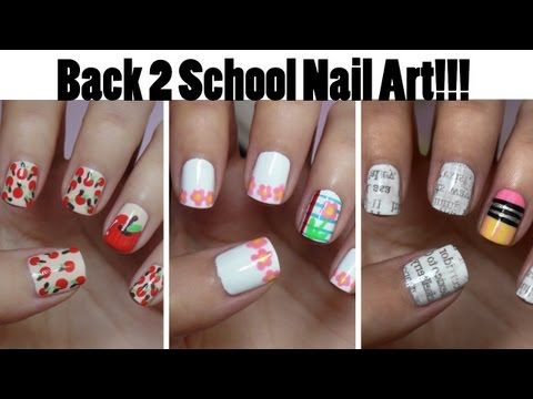 20 Fun Back-to-School Nails for 2021- Nail Art Ideas for Teachers and  Parents