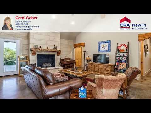 18652 Kenley Lane, Christoval, TX home video tour