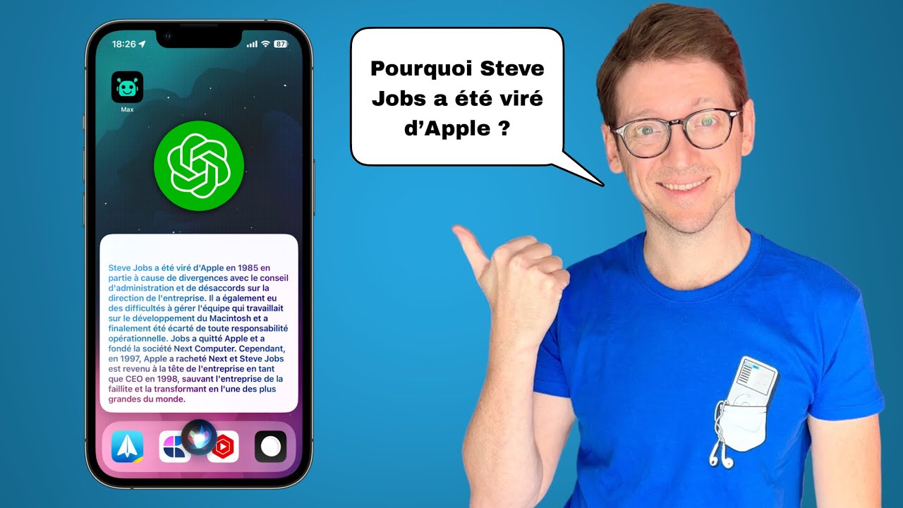 Jai Remplac Siri par ChatGPT sur tous mes produits Apple