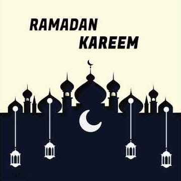 RAMADAN KAREEM Motion graphic with sound effects