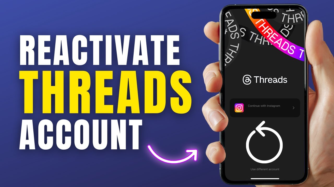 How To Re Activate Threads Account (2026 GUIDE) - YouTube