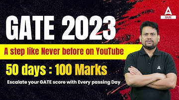 50 Days Strategy for GATE 2023 Preparation | 50 days: 100 marks | GATE EE/EC | By Ravi Sir