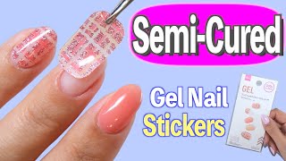 How to Use Semi-Cured Gel Nail Stickers💅 Step by Step【ASKA NAILS】 screenshot 2