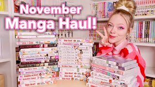 November Manga Haul | 40 volumes | My Top 3 Manga Recommendations