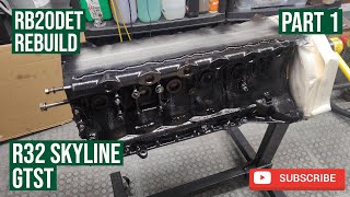 RB20DET Rebuild (Part 1) Bottom End Assembly -- 350-400bhp