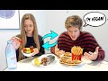 I Swapped DIETS With My Girlfriend For 24 Hours! *Bad Idea*