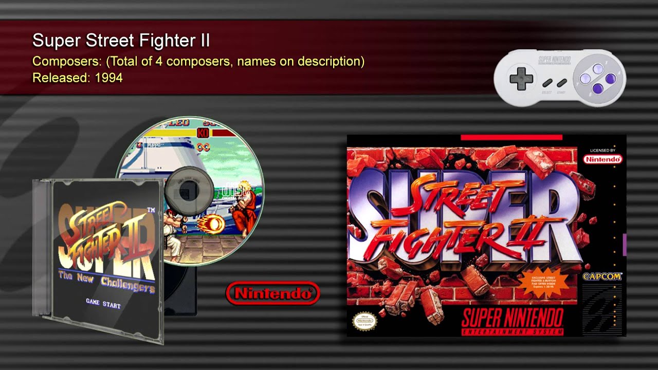 Super Street Fighter II (Full OST) - SNES - YouTube