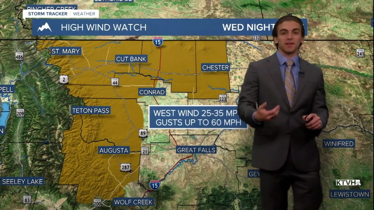 Wind Gusts over 60 MPH Possible Thursday; High Wind Watch Issued - YouTube