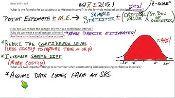 8.1 (Day 2) Calculating Confidence Intervals