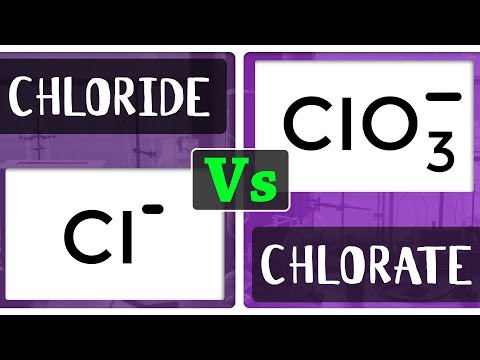 क्लोराइड और क्लोरेट के बीच अंतर क्या है | रसायन विज्ञान अवधारणाओं