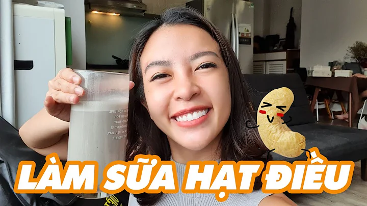 Làm sữa hạt điều vừng đen HIGH FAT cho EAT CLEAN, KETO ♡ Hana Giang Anh
