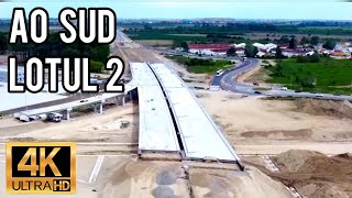 Autostrada A0 Lot 2 Sud Filmat Complet Alsim Alarko Situatie Lucrari Infrastructura 13.5.23 4K Video