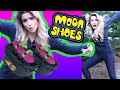 Trying 90’s MOON SHOES