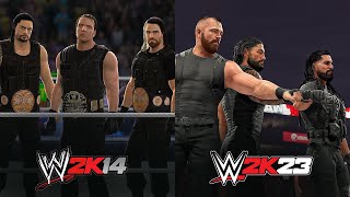 The Shield Entrance Evolution WWE 2K14 to WWE 2K23