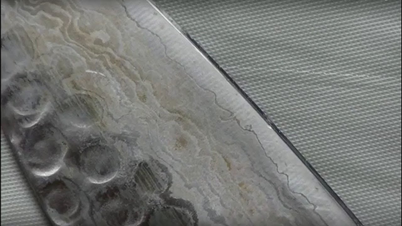 Clean a Stainless steel knife kitchen knife maintenance YouTube