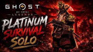 Ghost Of Yotei Platinum Survival Solo Samurai