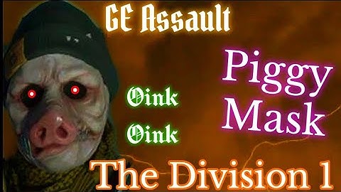 The Division 1 - Global Event Assault, Piggy Mask, Great For 2025!
