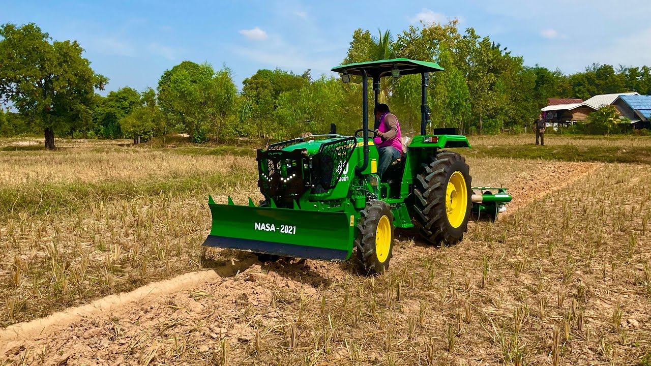 ส่งมอบรถแทรกเตอร์จอห์นเดียร์ 40 แรง เงินสด คุณโตมอญ #เซลล์กล้า อุบลฯ