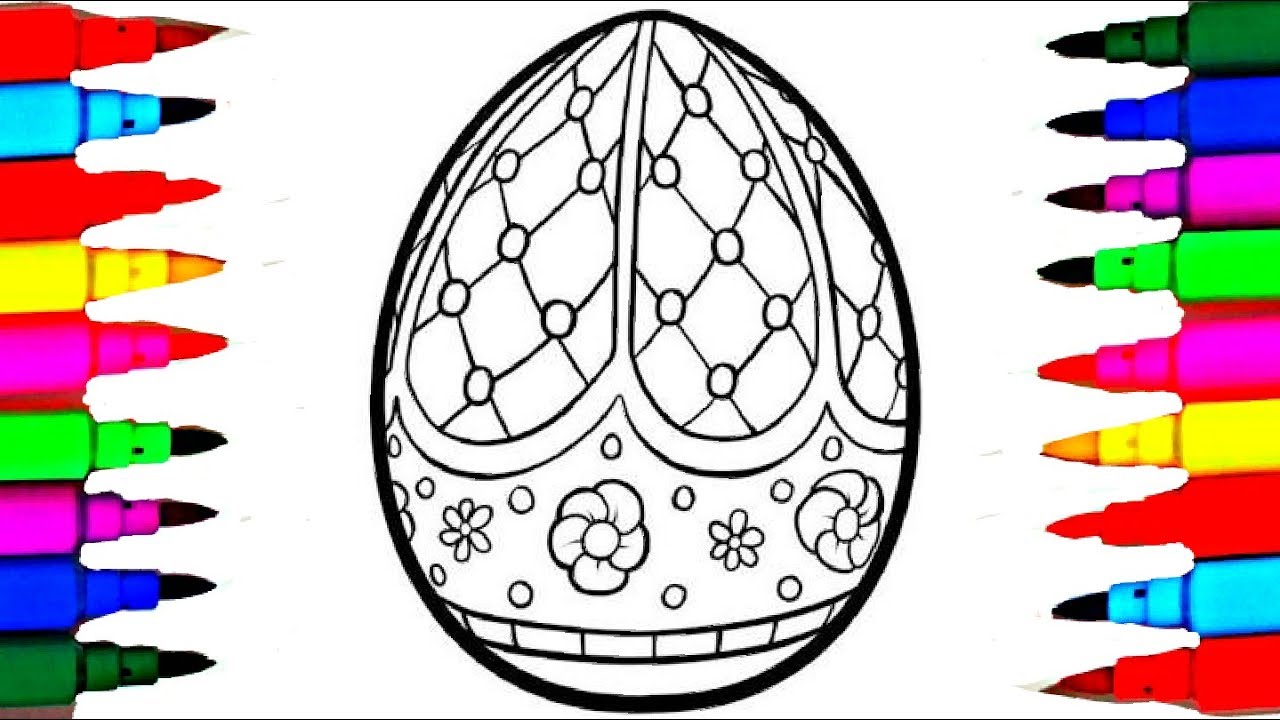 Learn Colors By Coloring Giant Halloween Egg Surprise Coloring Easter Coloring Book L Learn Colors By Coloring Giant Halloween Egg Surprise Coloring Easter Coloring Book L