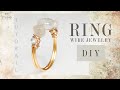 Easy Ring/DIY Ring/Wire Wrap Ring Tutorial/DIY Jewelry/How to make/ DIY Accessories