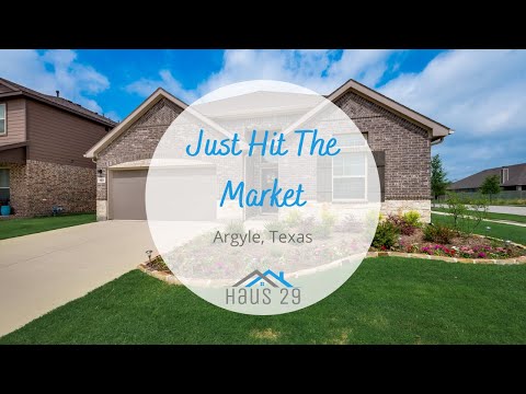 825 Dove Cove, Argyle, TX home video tour