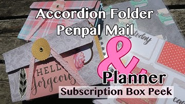 Accordion File Folder  // file flip penpal | I