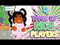 💵4 *NEW* Types of RICH PLAYERS In Adopt Me 💵(Roblox Adopt Me)