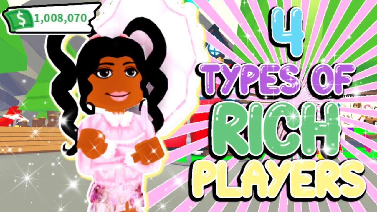 4 New Types Of Rich Players In Adopt Me Roblox Adopt Me Youtube - adopt me made roblox history today with 400k players