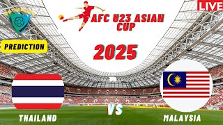THAILAND vs MALAYSIA  AFC U23 Asain Cup 2026 Qualifiers Tactical Preview & Prediction