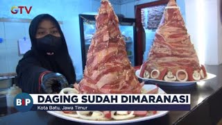 Unik! Daging Grill di Kota Batu Berbentuk Gunung #BuletiniNewsPagi 22/03