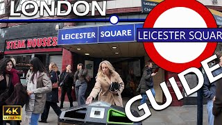Leicester Square Guide Tube Stop Guide