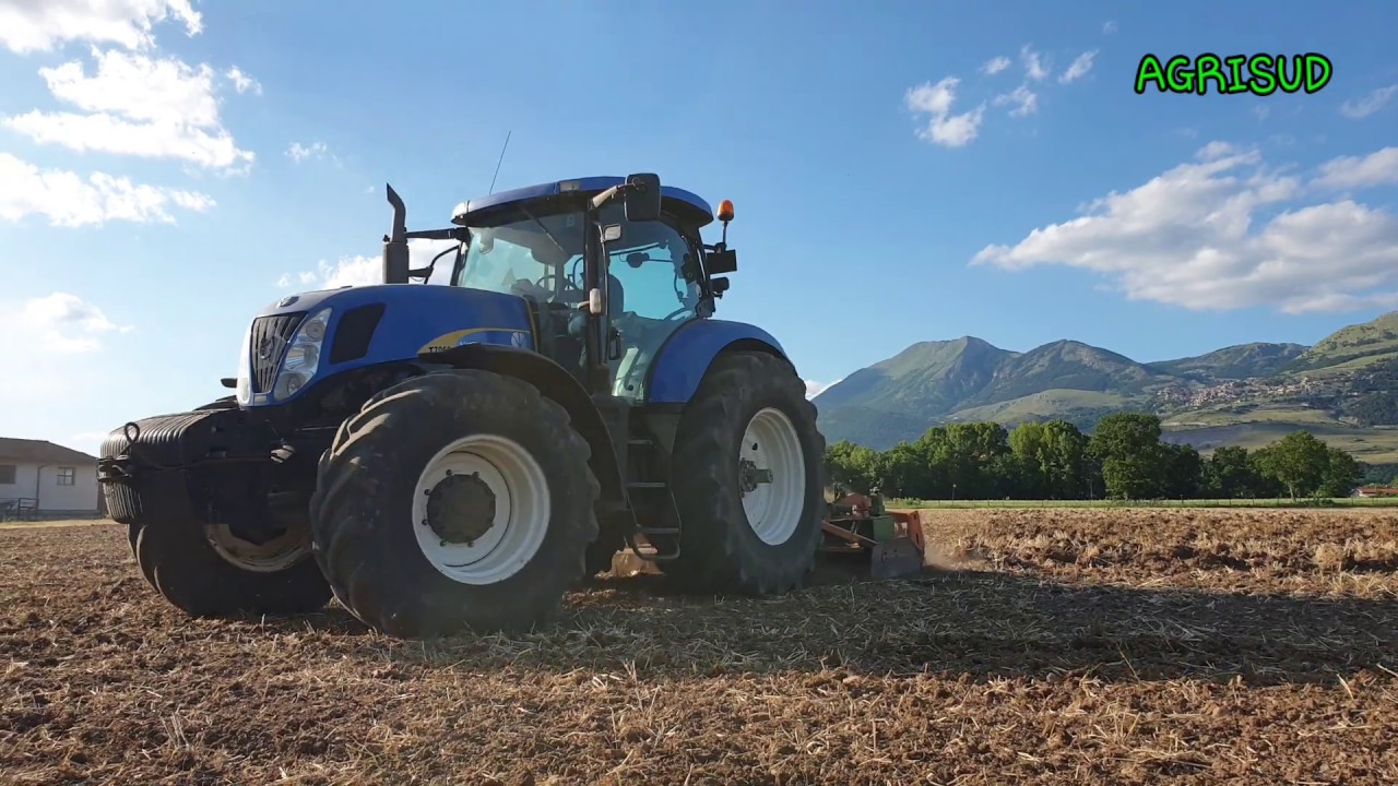 NEW HOLLAND T7060 ERPICE AMAZONE 3M SOUND \ 240 CAVALLI AGRISUD