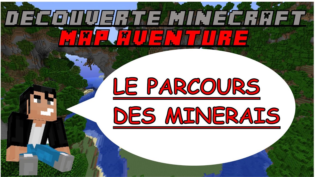 Découverte Minecraft - Map aventure Le Parcours des Minerais - Xbox 360