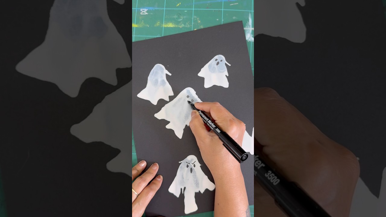 🎃 Halloween spooky art projects#halloween #Halloweencaft#kidscrafts #craftideas#art