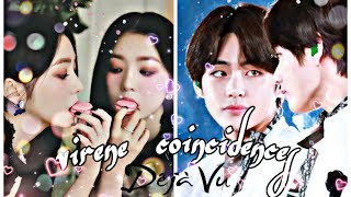 VIRENE / Vrene / Taerene  Coincidences : BTS V and Red Velvet Irene Moments.