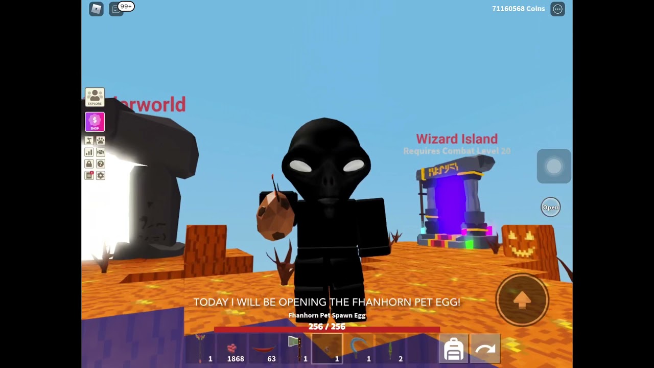 Opening Fhanhorn Pet Spawn Egg!