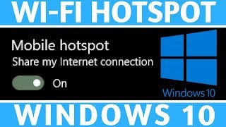 How to turn your windows 10 computer into a hotspot. in this tutorial,
i show you / laptop wifi with thi...