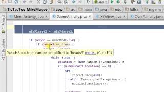 Tic Tac Toe in Android code explanation