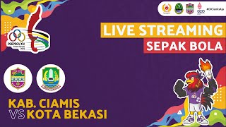 LIVE PORPROV JABAR 2022 Cabor Sepak Bola Kabupaten Ciamis VS Kota Bekasi screenshot 4