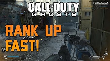 "How To Rank Up Fast" Call Of Duty Ghosts - Double XP! (COD rank up tips)