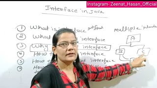 Interface in JAVA| Multiple Inheritance in Java|Zeenat Hasan Academy