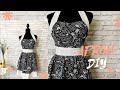 DIY How To Sew A Apron With No Pattern - Sew a Vintage Apron