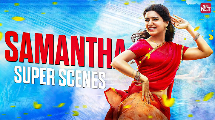 Samantha Back to Back Super Scenes | Theri | Seemaraja | Anjaan | Thangamagan | Sun NXT