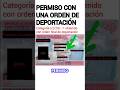 Permiso de trabajo con categoría C18. Significa que la persona ya tiene orden de deportación I-220 B