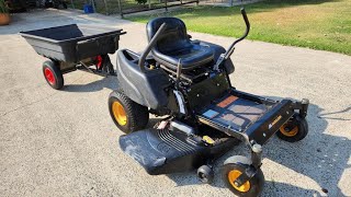 McCulloch Zero Turn Mower - ZM4619 BF with Wagon by JEL Reviews 187 views 6 months ago 3 minutes, 52 seconds