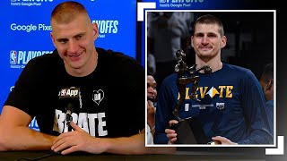 Nikola Jokic Full Presser After Winning The 2023-2024 #KiaMVP Award!