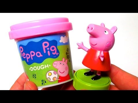 Play Doh Peppa Pig - How To Make PEPPA PIG out of Playdough 