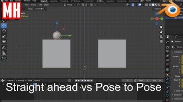 Blender Animation tutorial : Straight Ahead VS Pose to Pose approach